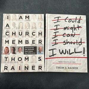 Thom S. Rainer I Am A Church Member & I Will Hardcover Books EXC
